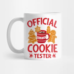 Official Cookie Tester Shirt Christmas Baking Team Holiday Mug